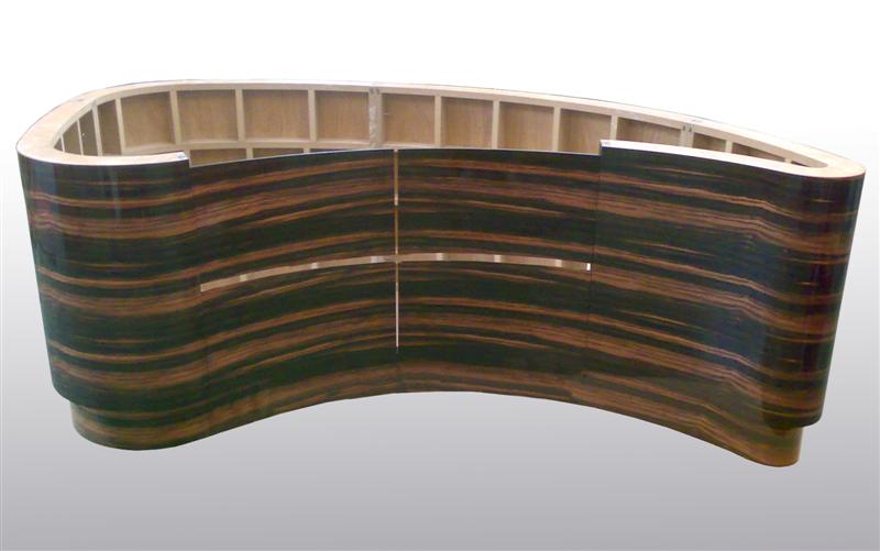 Macassar Ebony Kidney Island